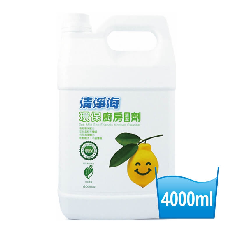 清淨海廚房清潔劑（1加侖×4桶）