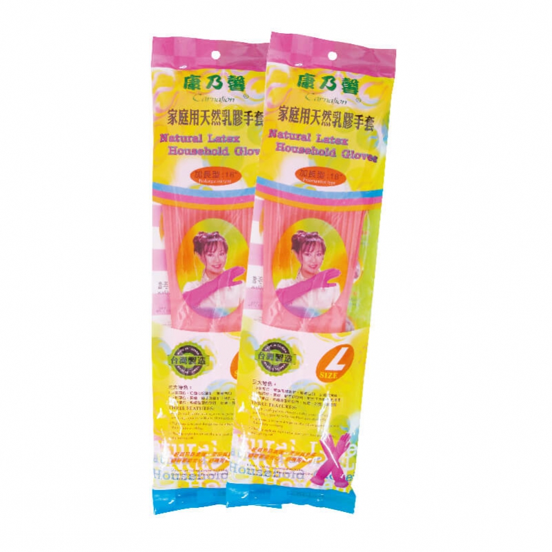 康乃馨乳膠長手套（12雙/包）