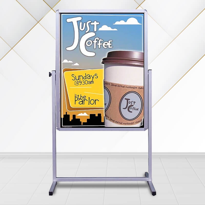 PB-72輕便型鋁框海報架