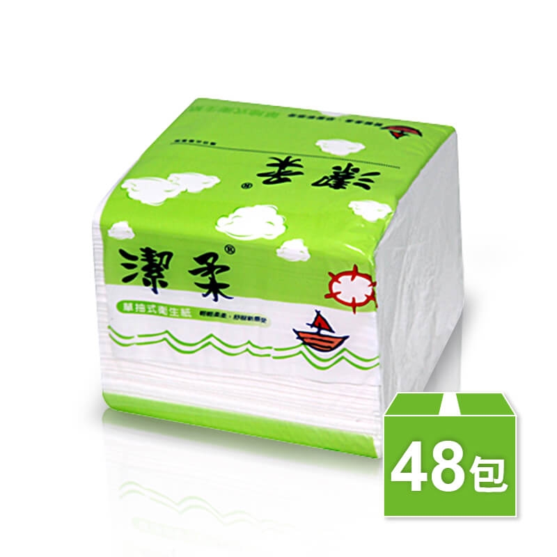 潔柔單抽式衛生紙