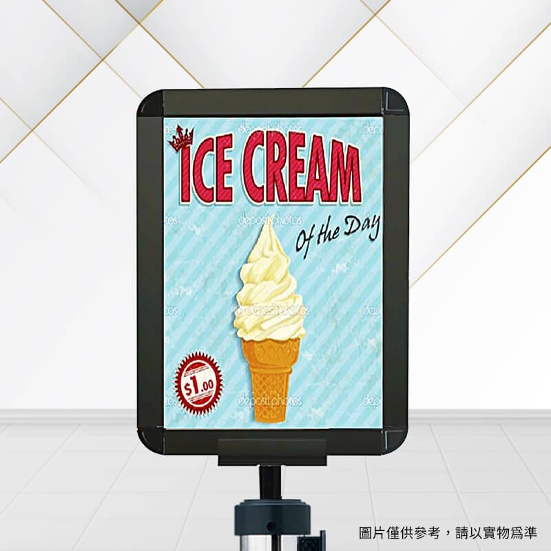 A4直向標示牌-圓柱型（RP-41BK）