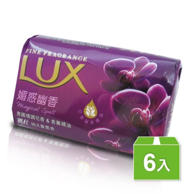 LUX麗仕香皂（魅惑幽香×80g×6入）