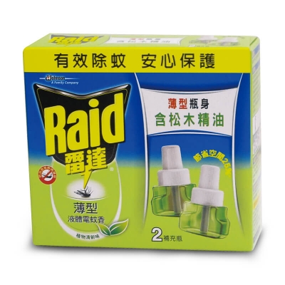 雷達薄型液體電蚊香補充瓶（植物清香味）