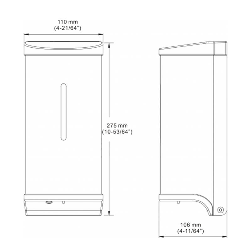 HK-MSD21不鏽鋼自動給皂機