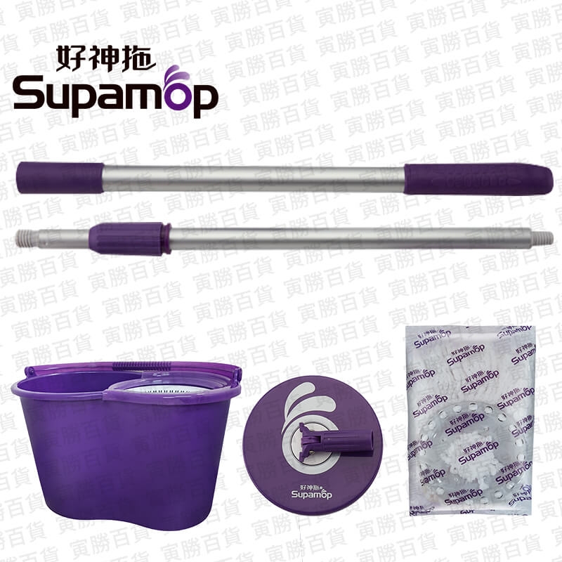 好神拖輕巧手壓旋轉拖(布盤1入)