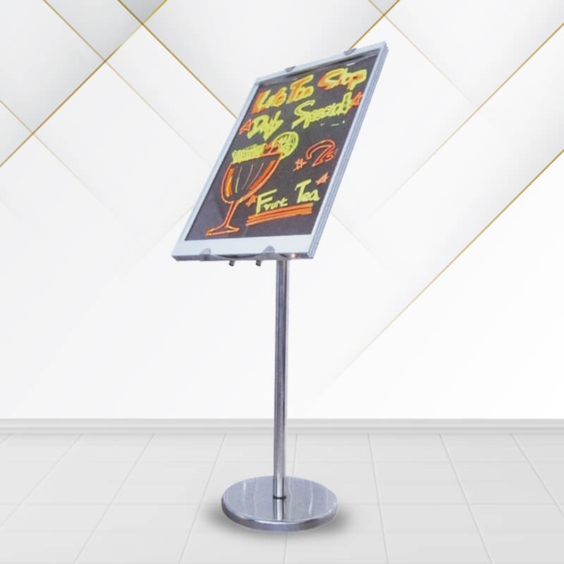 TR-303不鏽鋼夾式面板斜放架