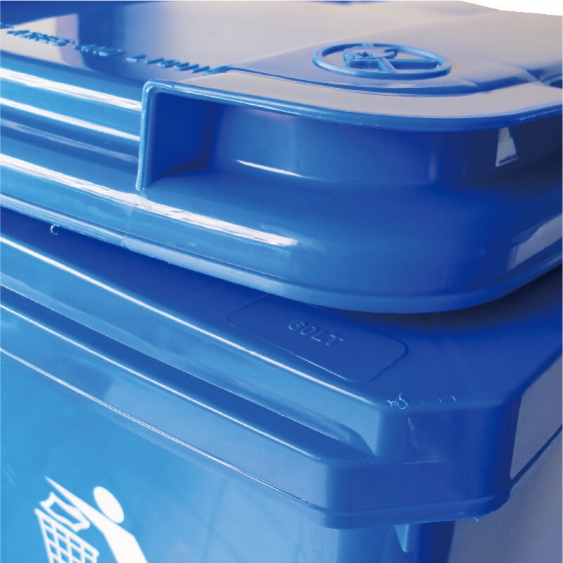 E60腳踏垃圾桶（藍色 / 60公升）