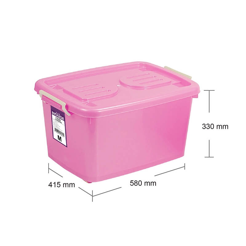 C600彩瓷滑輪整理箱-M