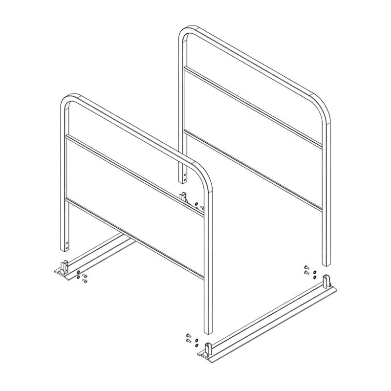 TS-409SBK可拆式出入口通道架