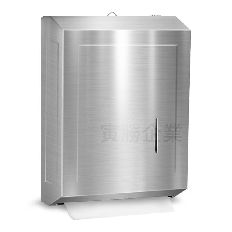 不銹鋼三摺式擦手紙架